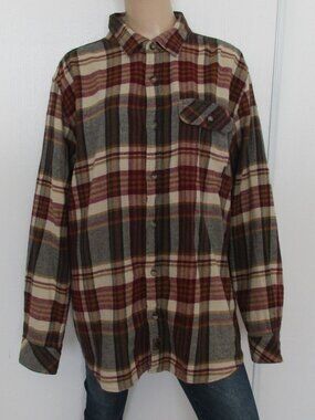 Legendary Whitetails Plaid Shirt Button Down Flannel